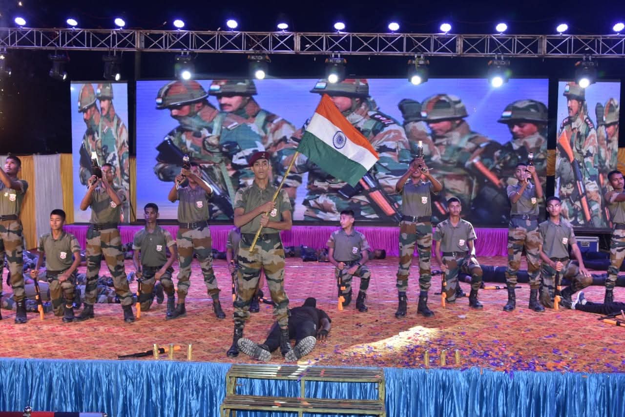 Royal Sainik School Parbatsar campus with modern architecture and lush green surroundings