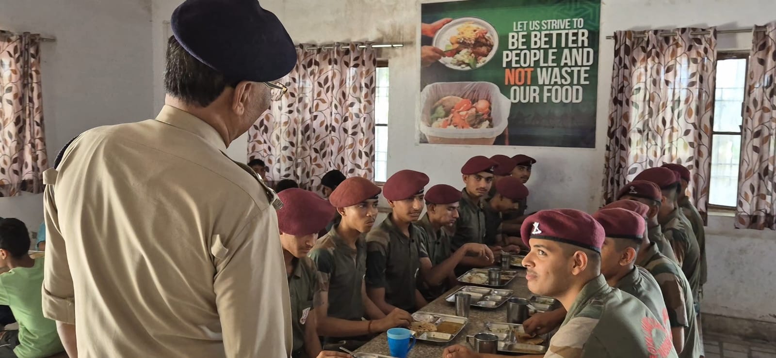 Royal Sainik School Parbatsar students performing yoga for physical and mental wellness