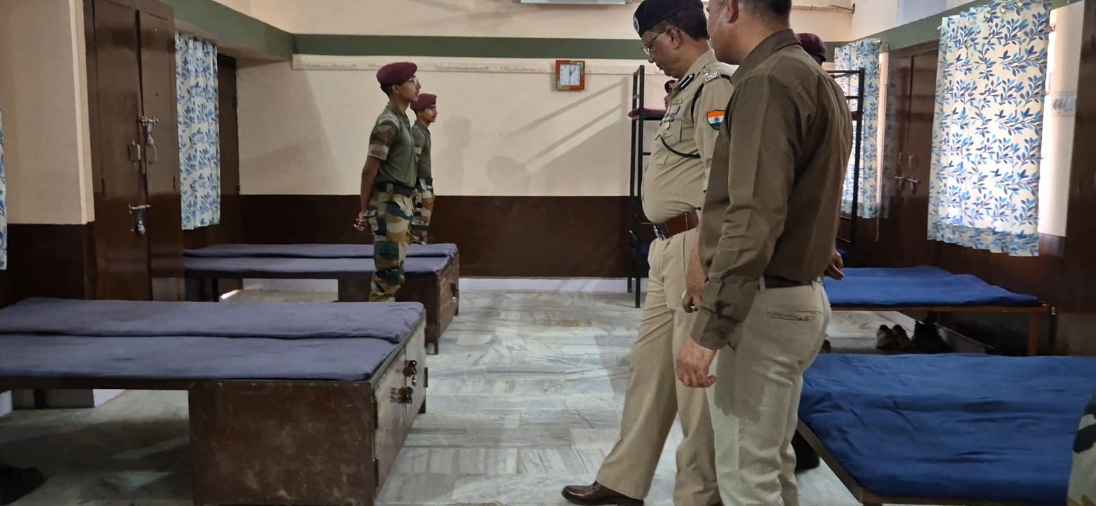 Parents interacting with teachers during PTM at Royal Sainik School Parbatsar