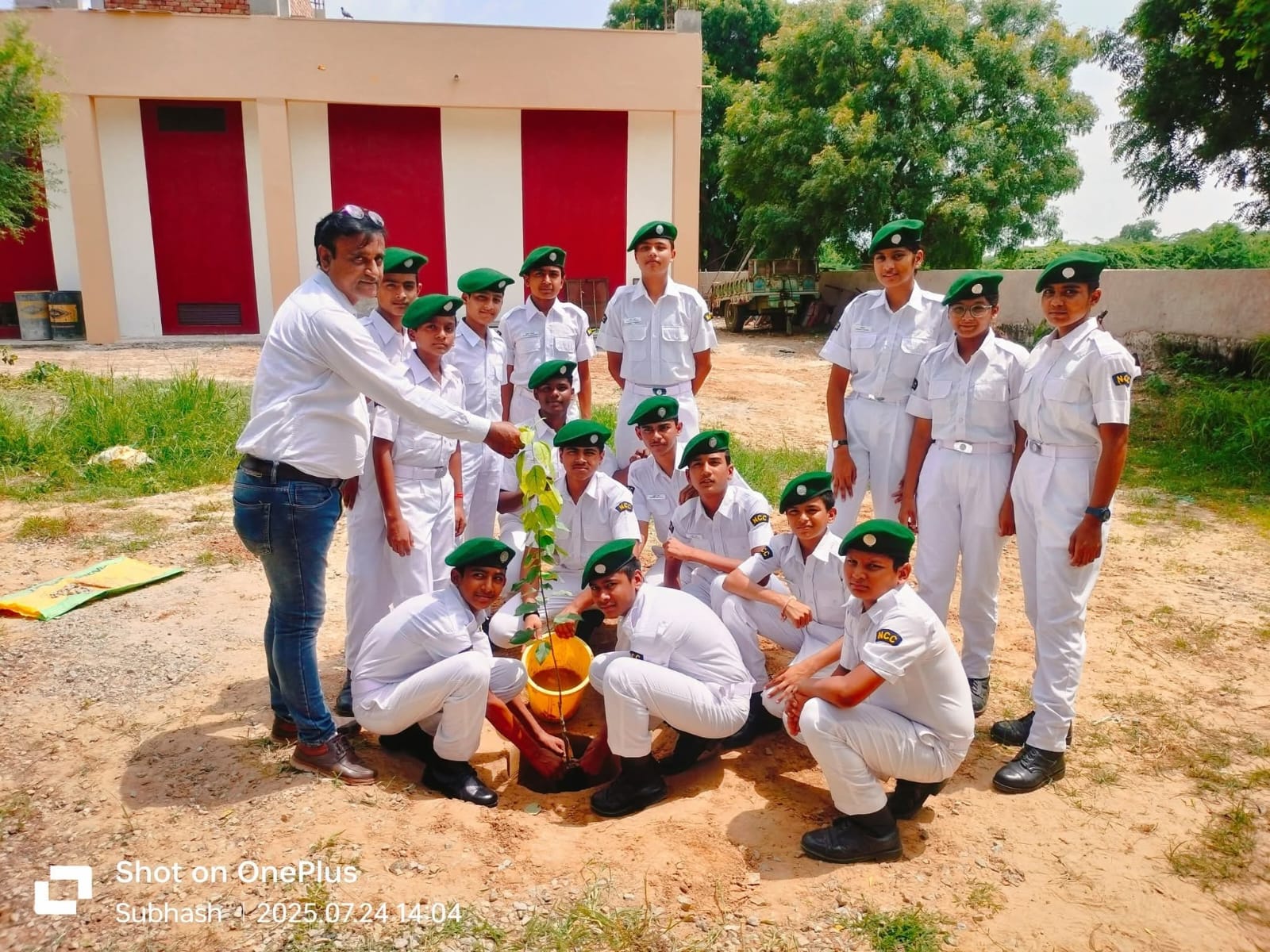 Royal Sainik School Parbatsar campus with modern architecture and lush green surroundings