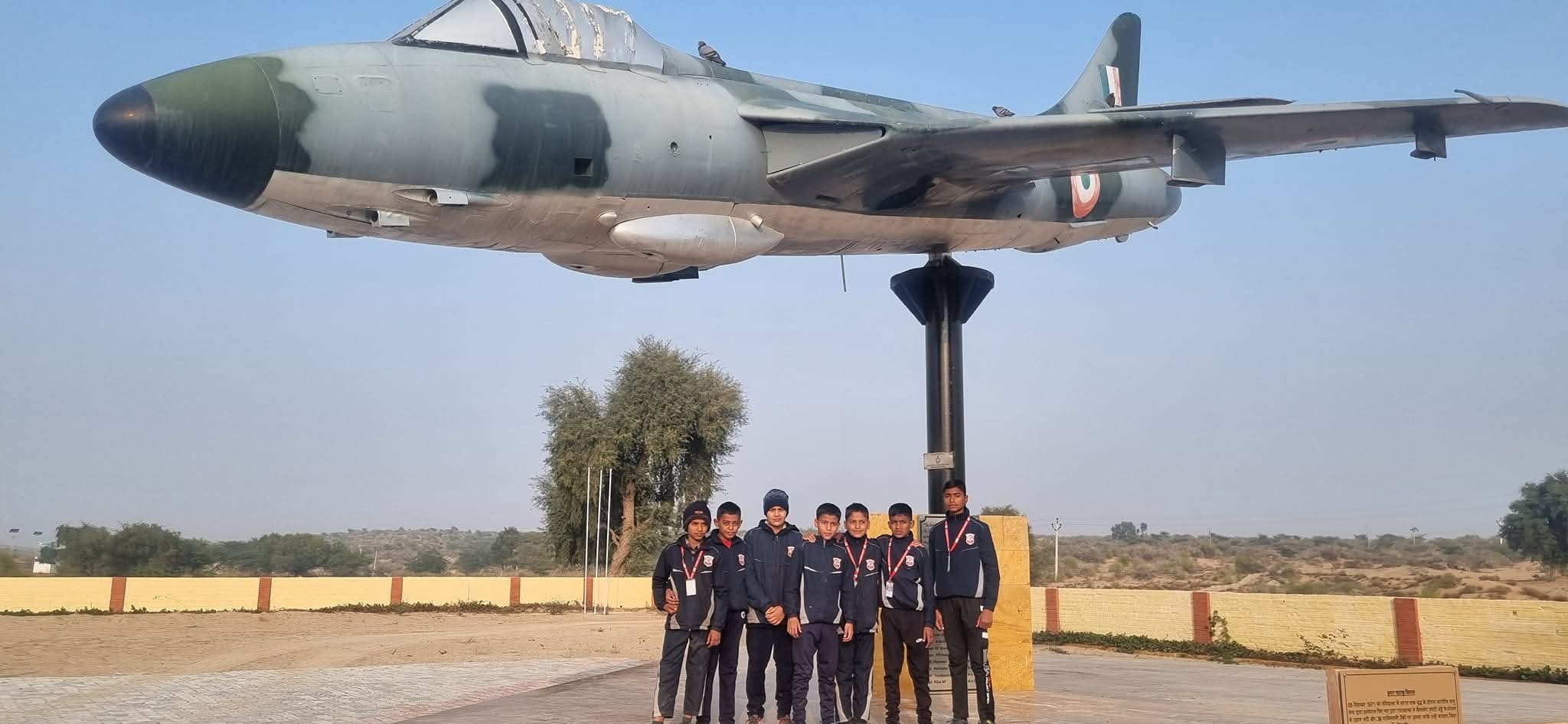 Royal Sainik School Parbatsar campus with modern architecture and lush green surroundings