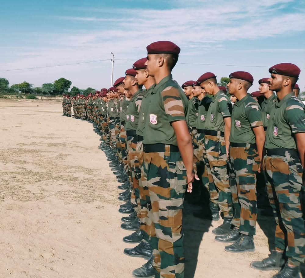Sports activities and physical training on school playground