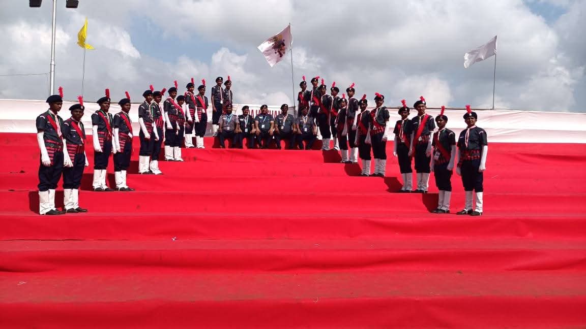 Royal Sainik School Parbatsar students participating in inter-school debate competition